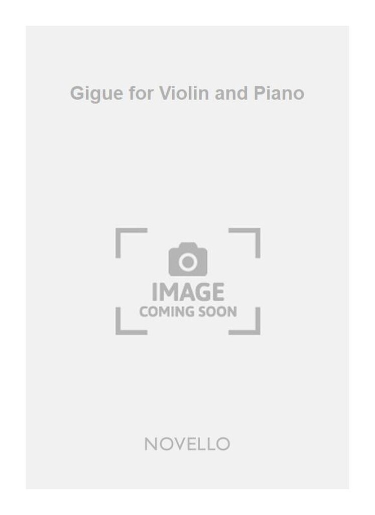 Gigue for Violin and Piano